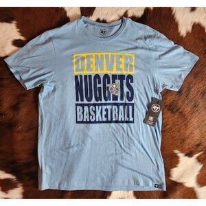 Denver Nuggets Short Sleeve T Shirt Adult XXL HTF 47 Brand New with Tags
